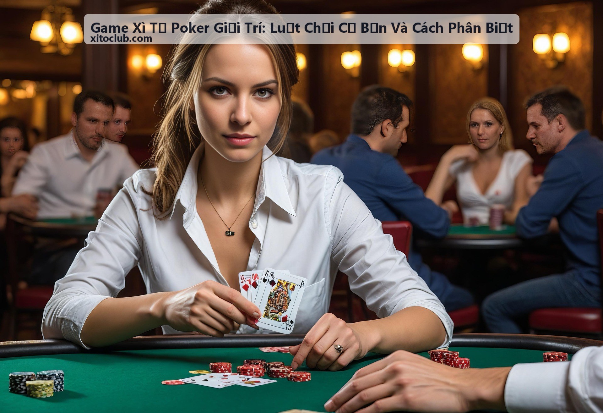 Infographic thứ tự bài trong Game Xì Tố Poker Giải Trí